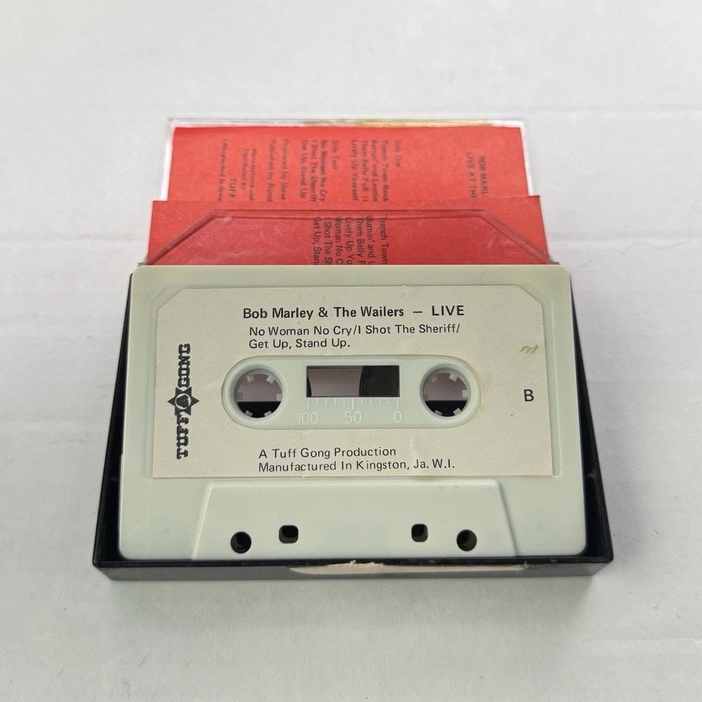 Bob Marley & The Wailers Lyceum Live Cassette Tape Tuff Gong Ziggys Printery 75' - Picture 7 of 8